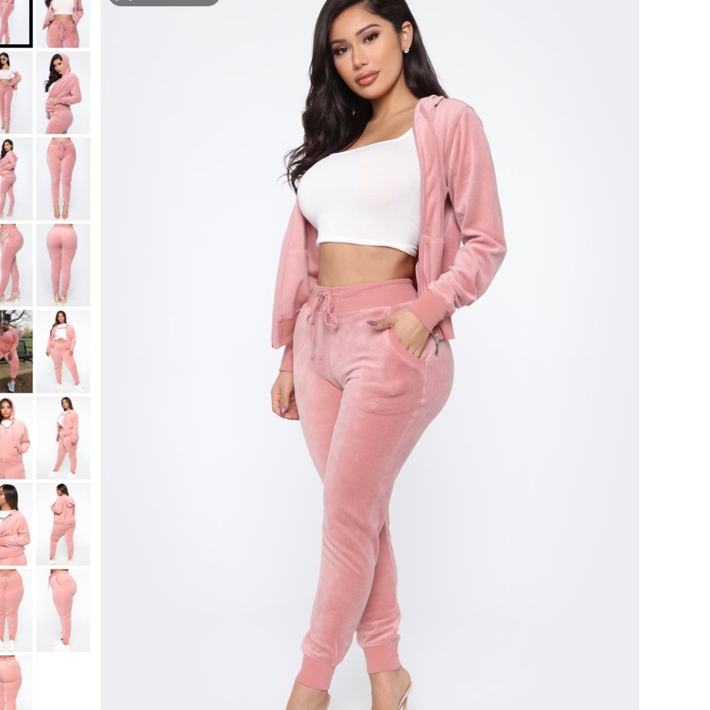 Fashionnova Original Trendsetter Velour Tracksuit